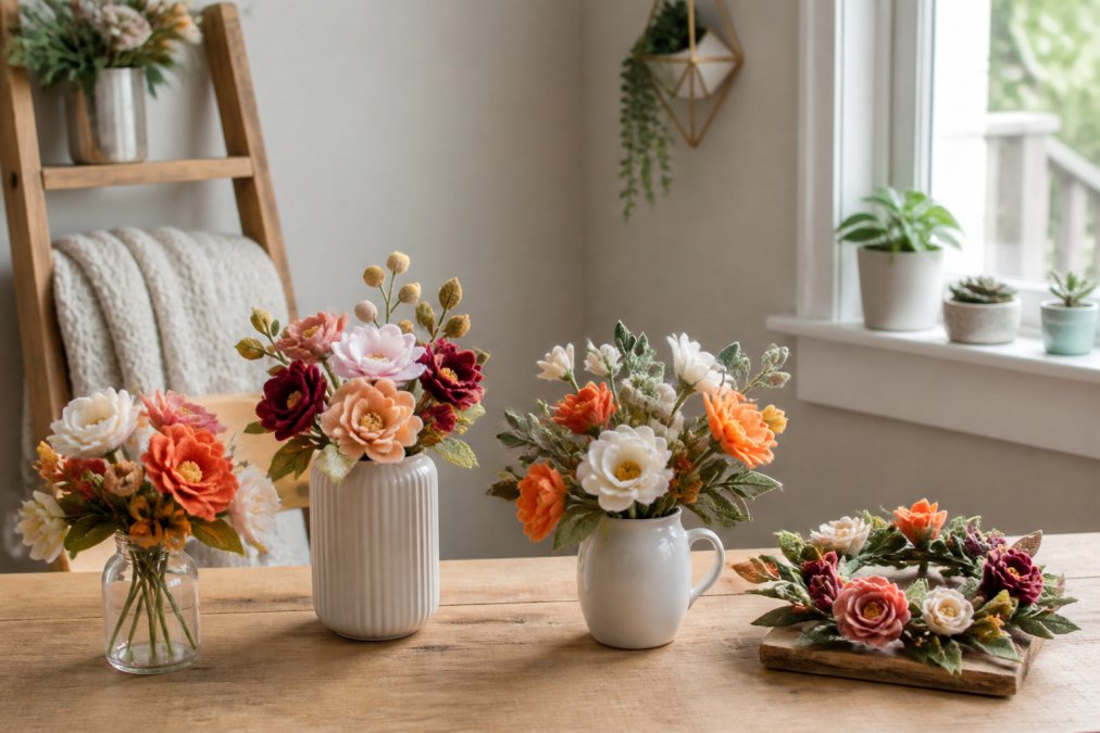 How to Display Felt Flowers: 7 Styling Methods That Work