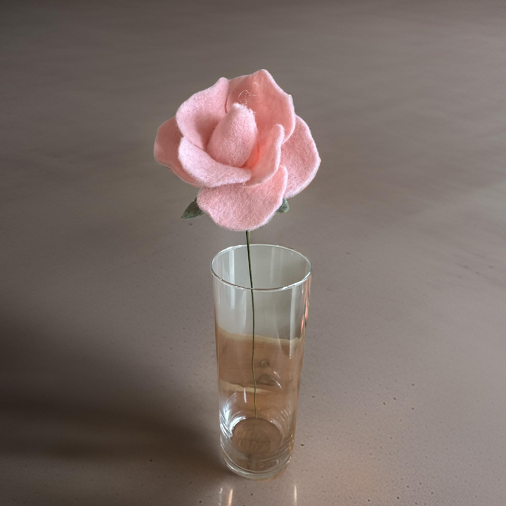 Single light Pink Rose