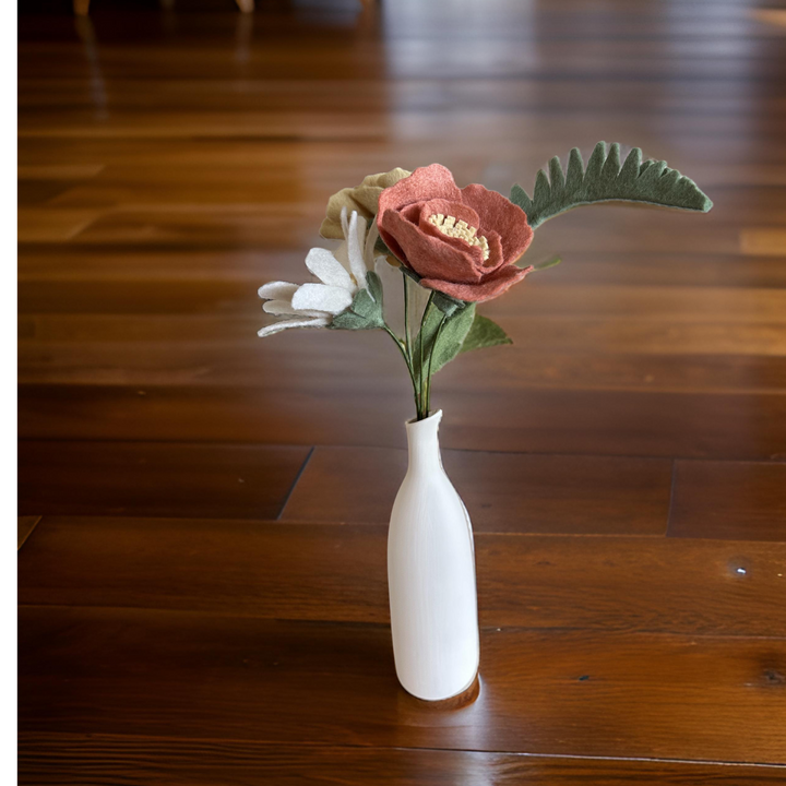 Fall Bouquet in White Vase