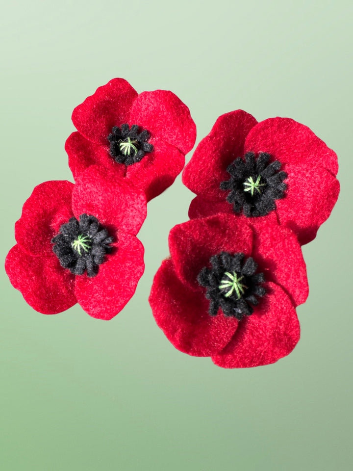 Remembrance Day Poppies - 4 pack