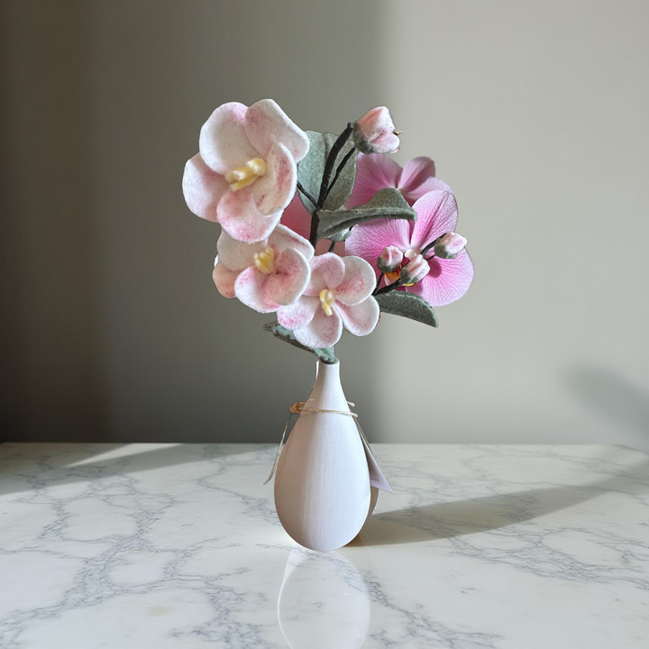 Apple Blossoms in a white Vase