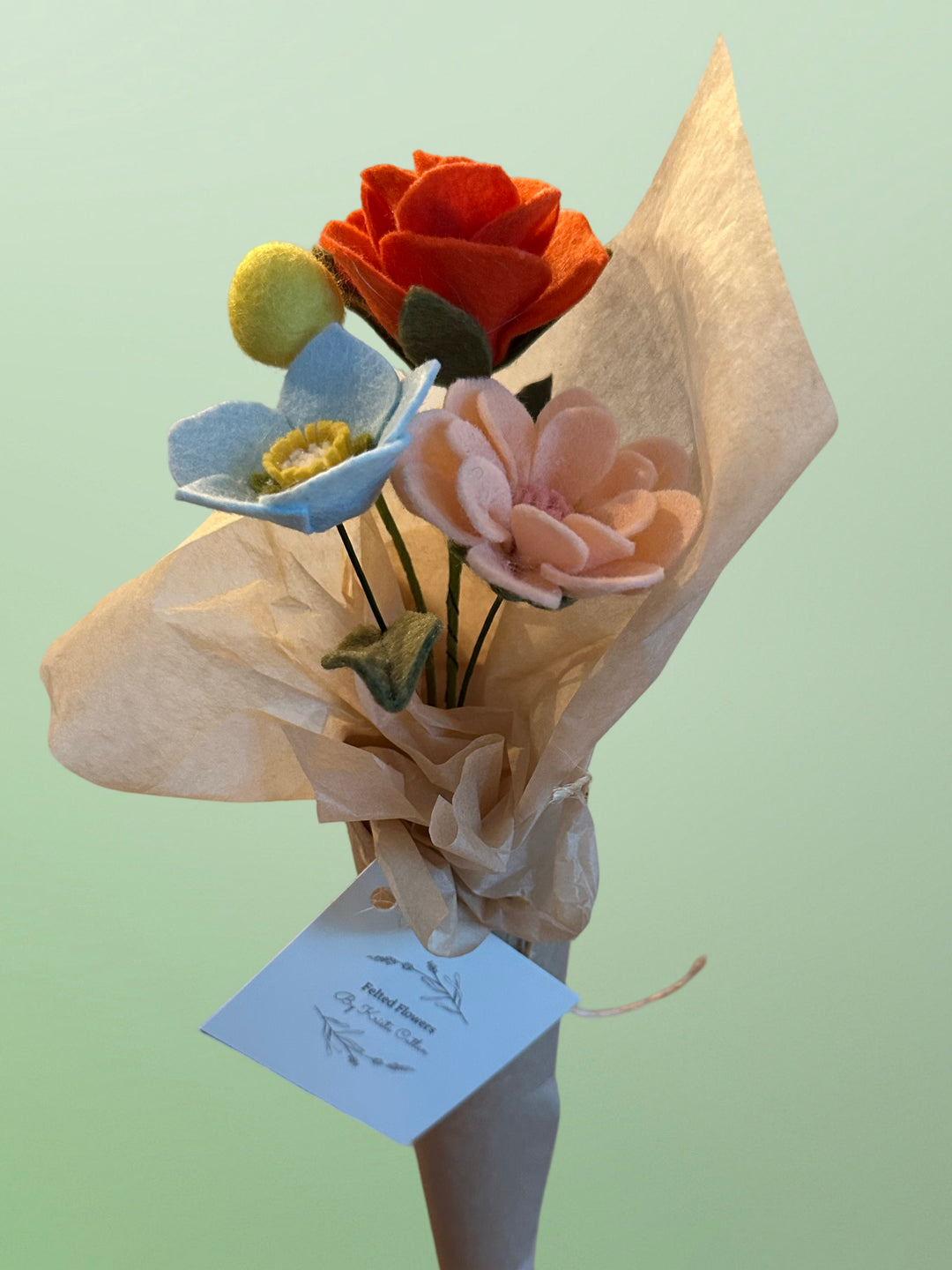 Spring Market Bouquet with Roses and Bell Flowers