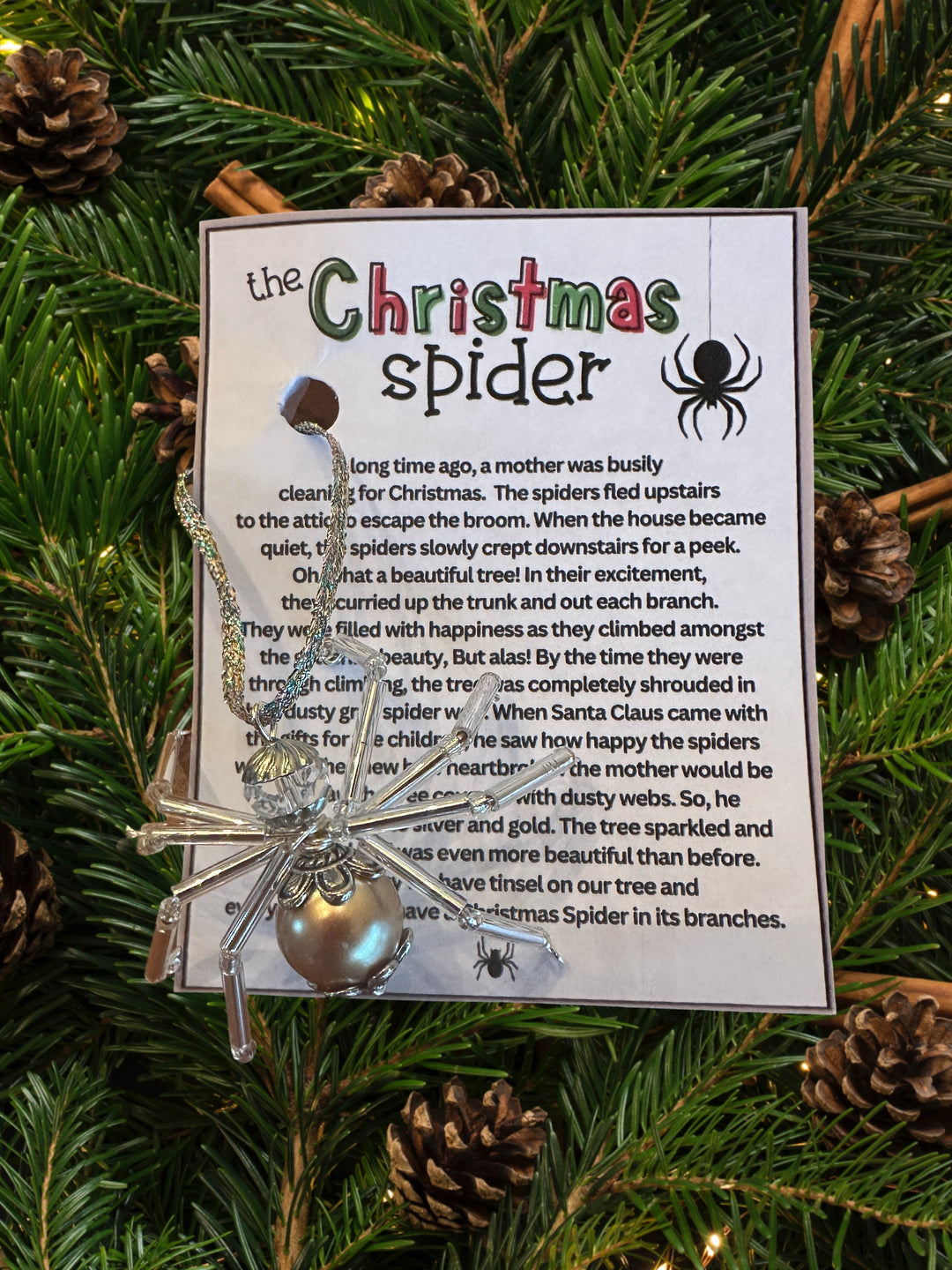 the-salt-spring-christmas-spider-felted-flowers for Free Printable Christmas Spider Story The Salt Spring Christmas Spider – Felted Flowers for Free Printable Christmas Spider Story