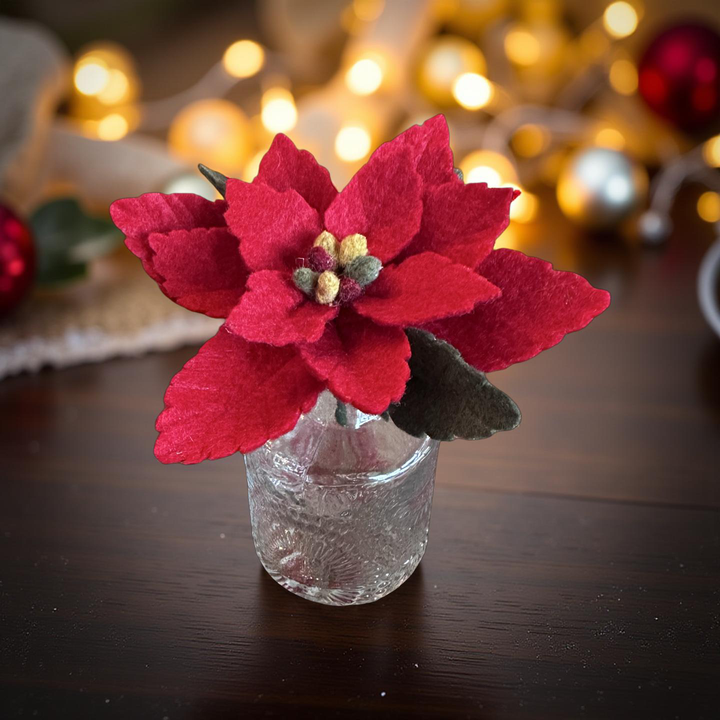 Christmas Pointsettia Centrepiece