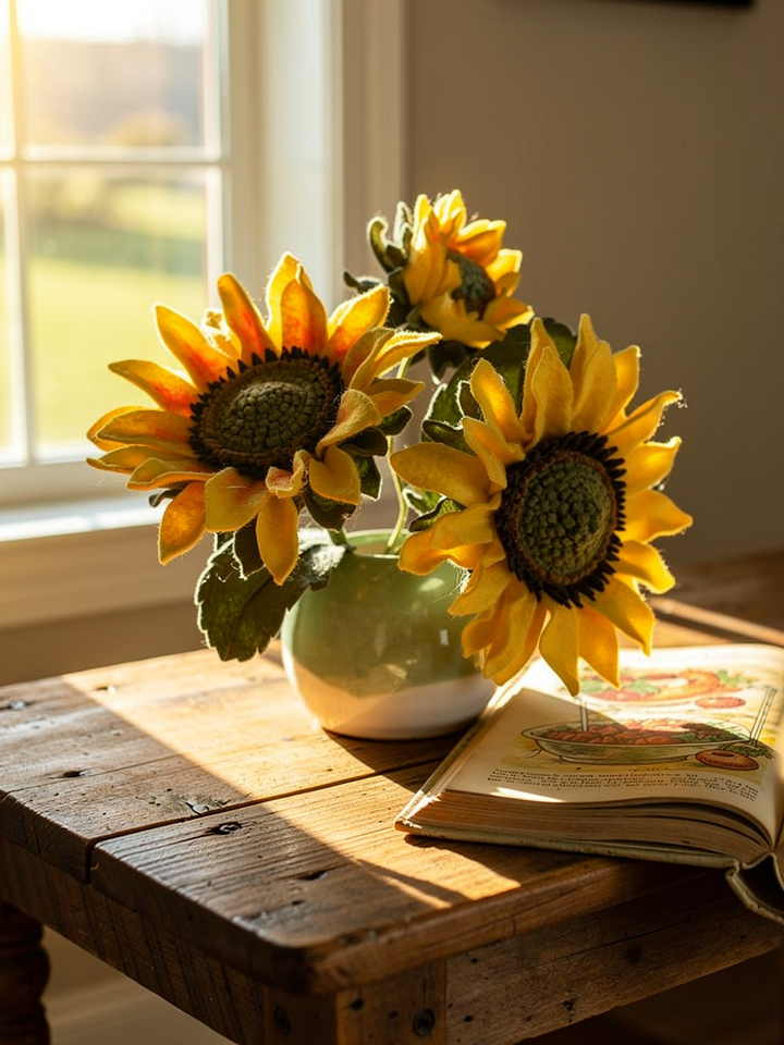 Gallery Art - Van Gogh’s Sunflowers in a matching Vase